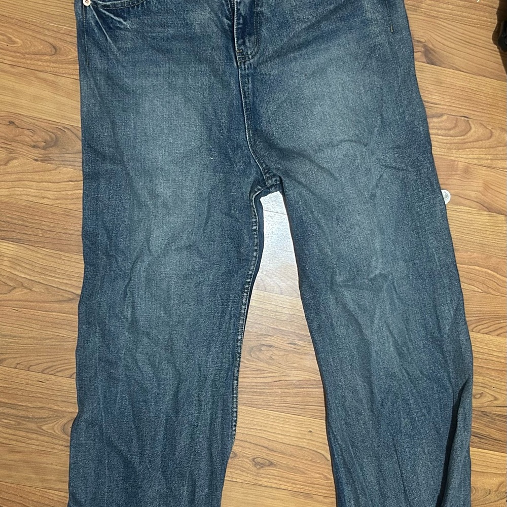 Maison Martin Margiela Navy Blue Faded Denim Jeans